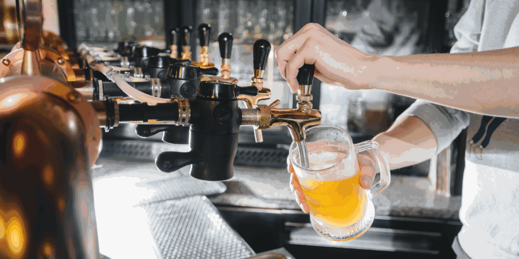 Seule brasserie située dans la zone commerciale en Vendée